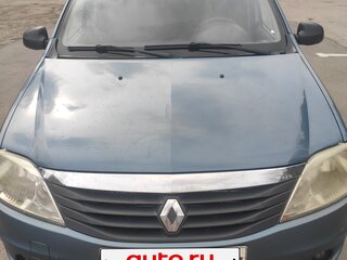 2012 Renault Logan I Рестайлинг, синий, 310000 рублей, вид 1
