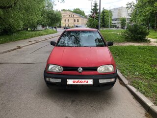 1991 Volkswagen Golf III, красный, 80000 рублей, вид 2