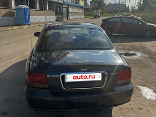 2006 Hyundai Sonata ТагАЗ IV (EF) Рестайлинг, чёрный, 60000 рублей, вид 2