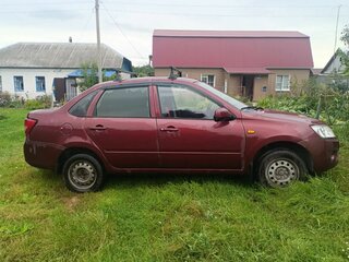 2013 Lada (ВАЗ) Granta I, серебристый, 400000 рублей, вид 2