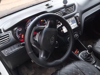 2012 Kia Rio III, белый, 470000 рублей, вид 4