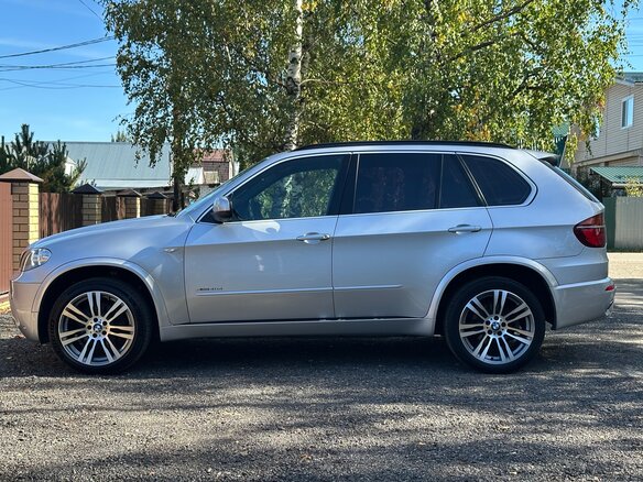 2011 BMW X5 40d II (E70) Рестайлинг, серый - вид 8