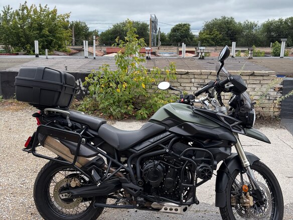 2013 Triumph Tiger 800, зелёный, 750000 рублей - вид 1