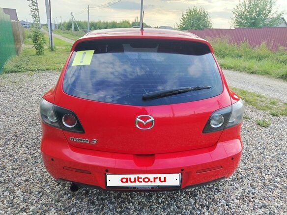 2007 Mazda 3 I (BK) Рестайлинг, красный, 550000 рублей - вид 5