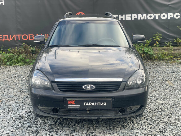 2010 Lada (ВАЗ) Priora I, чёрный - вид 1