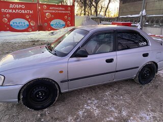 2003 Hyundai Accent ТагАЗ II, серебристый, 250000 рублей, вид 4