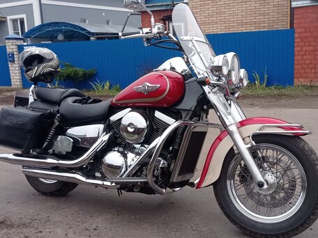 2001 Kawasaki VN1500 Vulcan, красный, 550000 рублей, вид 1