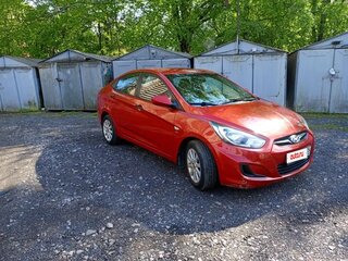 2011 Hyundai Solaris I, красный, 770000 рублей, вид 3