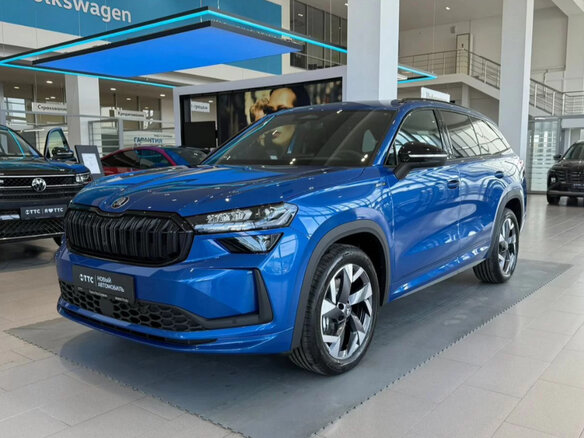 2025 Skoda Kodiaq II, синий, 7150000 рублей - вид 2