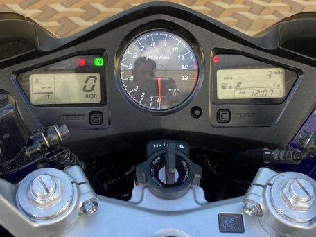 2002 Honda VFR 800, синий, 500000 рублей, вид 3