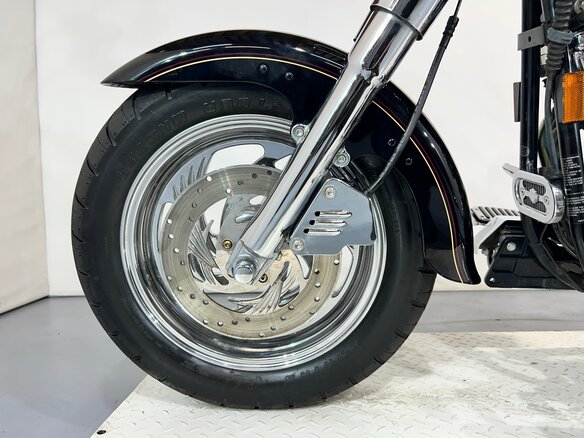 1998 Harley-Davidson Fat Boy, чёрный, 770000 рублей - вид 13