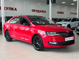 2018 Skoda Rapid I Рестайлинг, красный, 1345000 рублей, вид 3