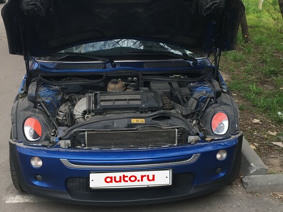 2006 Mini Hatch Cooper S I (R50), синий, 1200000 рублей - вид 12