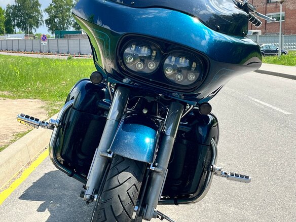 2012 Harley-Davidson CVO Road Glide, синий, 1095000 рублей - вид 9