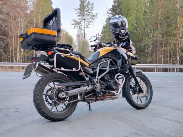 2012 BMW F 650 GS, жёлтый, 600000 рублей - вид 9