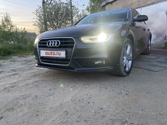 2015 Audi A4 IV (B8) Рестайлинг, чёрный, 2200000 рублей - вид 1