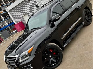 2015 Lexus LX 570 III Рестайлинг, чёрный, 6250000 рублей, вид 3