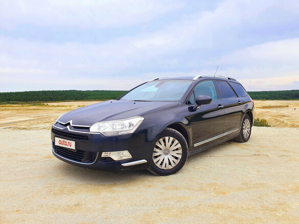 2010 Citroen C5 II, чёрный - вид 1