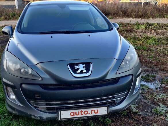 2010 Peugeot 308 I, серый - вид 1
