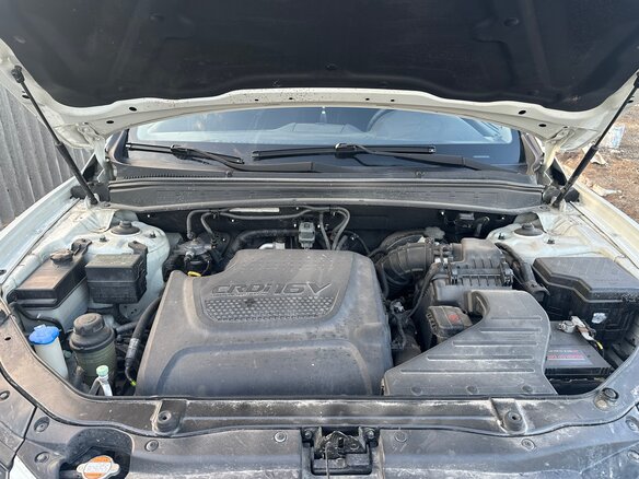 2010 Hyundai Santa Fe II Рестайлинг, белый, 1430000 рублей - вид 12