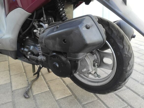1997 Honda Dio, красный, 75000 рублей - вид 3