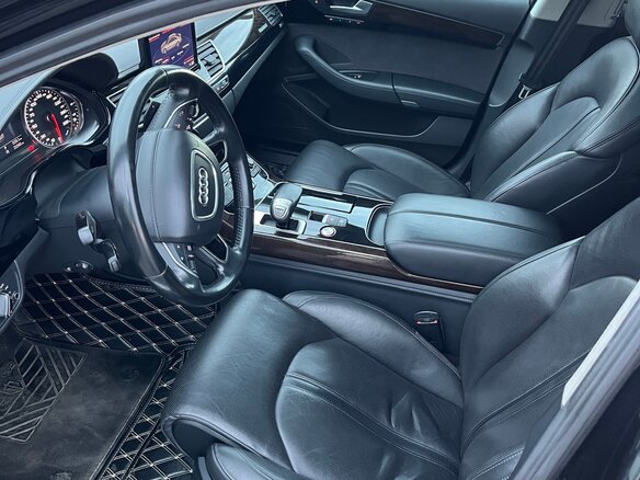 2015 Audi A8 Long III (D4) Рестайлинг, чёрный, 2500000 рублей - вид 25