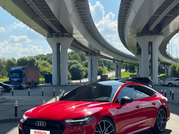 2021 Audi A7 45 TFSI II (4K), красный, 5500000 рублей - вид 12