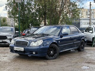 2008 Hyundai Sonata ТагАЗ IV (EF) Рестайлинг, синий, 209000 рублей, вид 1