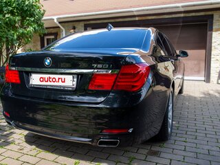2009 BMW 7 серии 750i xDrive V (F01/F02/F04), чёрный, 3190000 рублей, вид 5