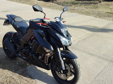 2013 Kawasaki Z 1000, чёрный, 750000 рублей, вид 3