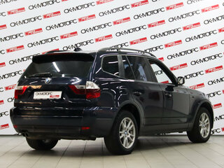 2008 BMW X3 30i I (E83) Рестайлинг, синий, 1055170 рублей, вид 4