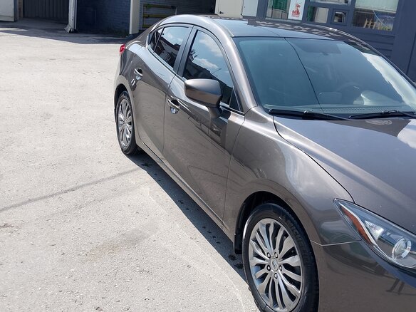 2016 Mazda 3 III (BM), серый, 1570000 рублей - вид 4