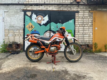 2000 Yamaha XT225 Serow, оранжевый, 170000 рублей, вид 1