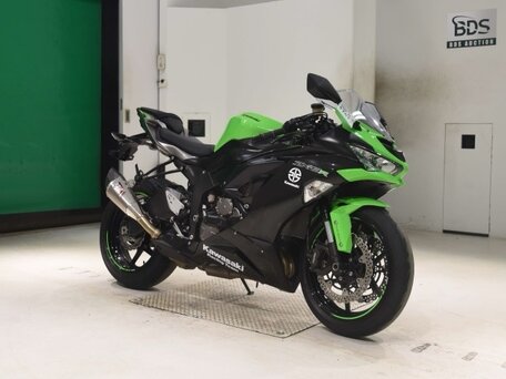 2019 Kawasaki ZX-6 Ninja, зелёный, 925000 рублей, вид 3