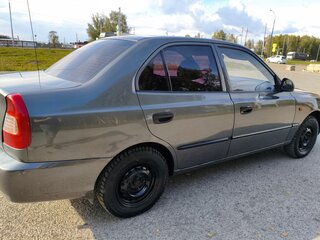 2005 Hyundai Accent ТагАЗ II, серый, 310000 рублей, вид 4