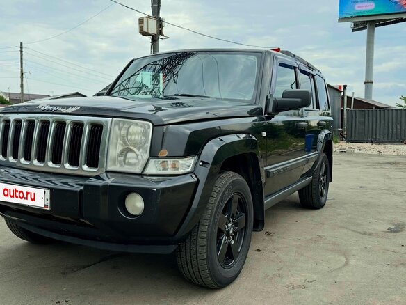2007 Jeep Commander, чёрный, 1200000 рублей