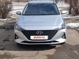 2021 Hyundai Solaris II Рестайлинг, серый, 1678000 рублей, вид 2