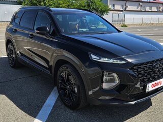 2019 Hyundai Santa Fe IV, чёрный, 4000000 рублей, вид 2