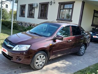 2013 Lada (ВАЗ) Granta I, пурпурный, 415000 рублей, вид 3
