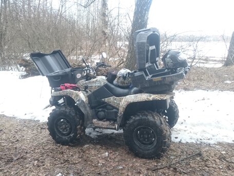 2012 Suzuki KingQuad 500, красный, 800000 рублей, вид 2