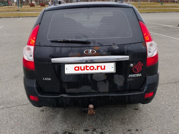 2009 Lada (ВАЗ) Priora I, чёрный, 360000 рублей - вид 3