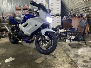 1999 Honda VTR 1000, синий, 295000 рублей, вид 2
