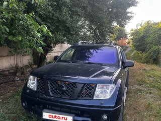 2007 Nissan Navara (Frontier) III (D40), синий, 1160000 рублей, вид 3