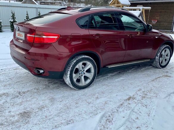 2008 BMW X6 35d I (E71), красный - вид 2