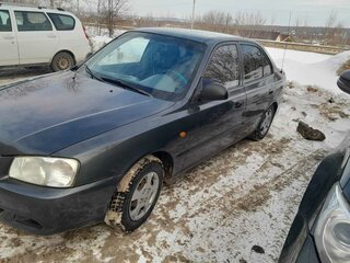 2008 Hyundai Accent ТагАЗ II, серый, 425000 рублей, вид 4