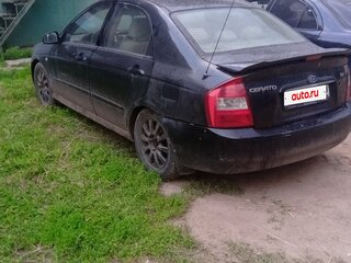 2004 Kia Cerato I, чёрный, 140000 рублей, вид 4