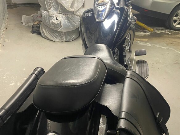 2011 Kawasaki VN900 Vulcan, чёрный, 680000 рублей - вид 7