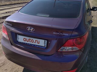 2012 Hyundai Solaris I, фиолетовый, 800000 рублей, вид 1
