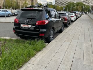 2008 Hyundai Santa Fe II, чёрный, 1300000 рублей, вид 2