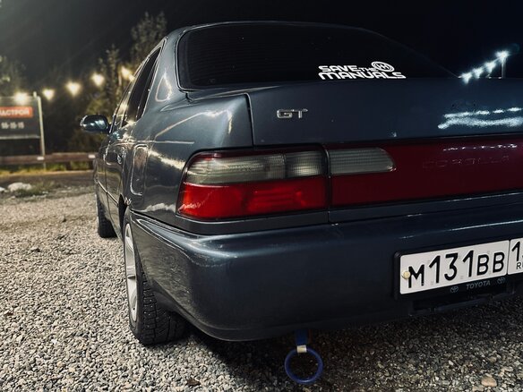 1992 Toyota Corolla VII (E100), синий - вид 10